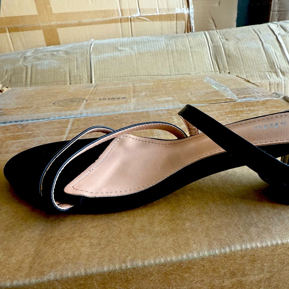 Brand new black sandals